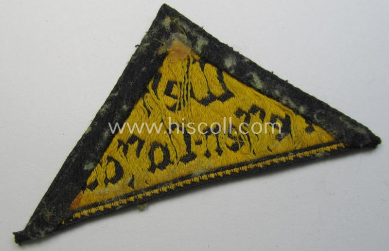 Hiscoll Military Antiques Hj Hitlerjugend District Triangle Ie