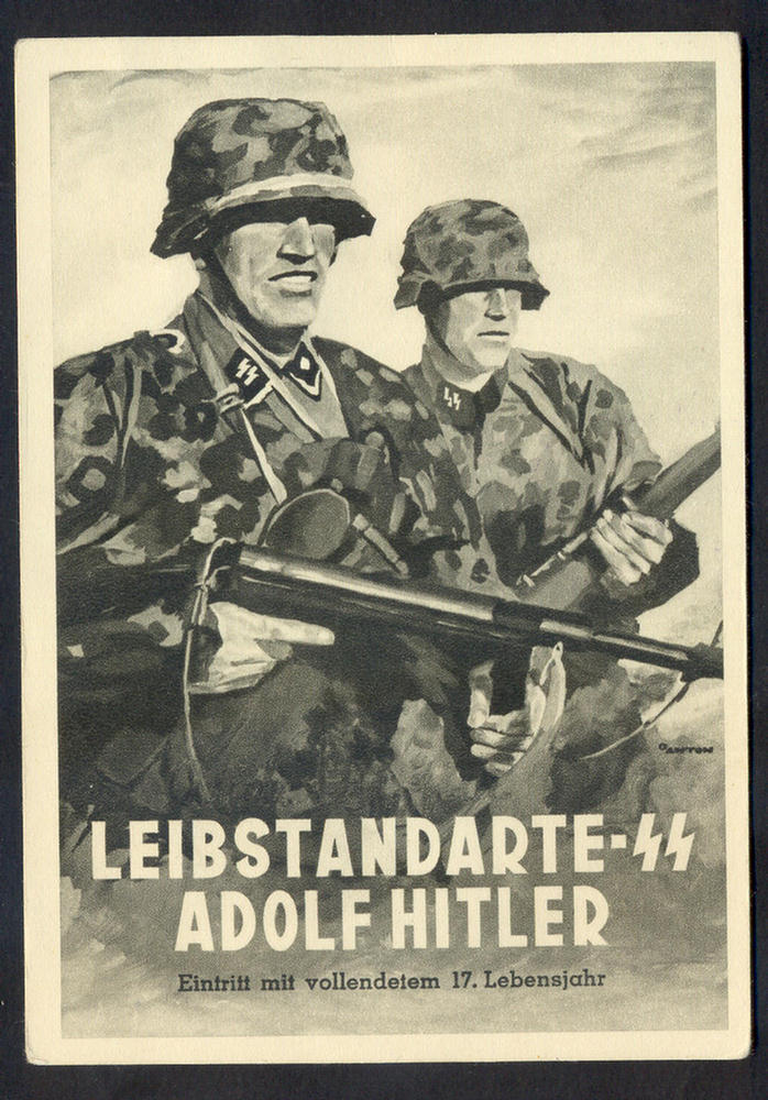  Waffen-SS picture post-card: 'LSSAH'