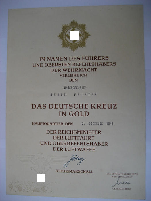  Award-document for the DKiG'