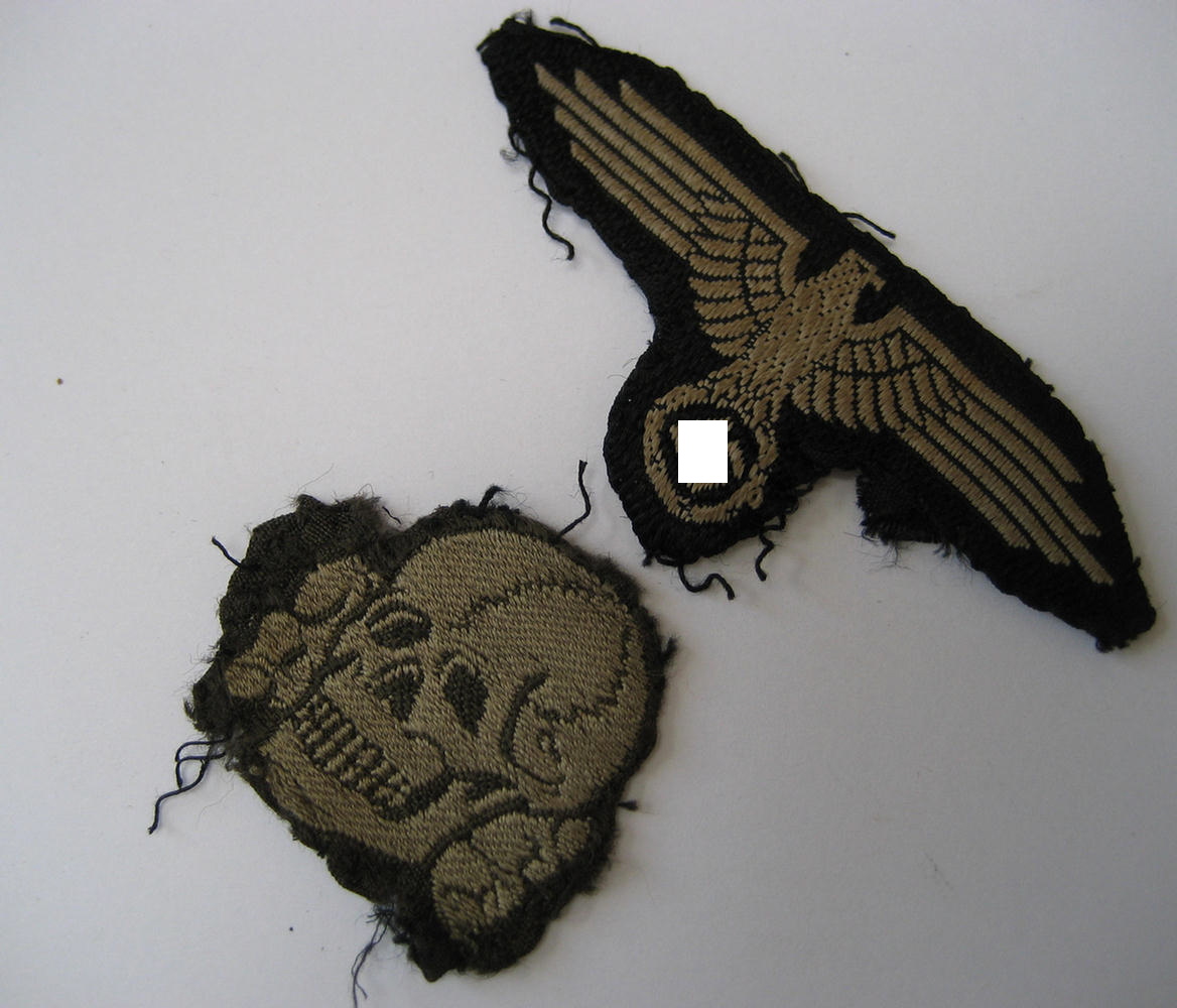  Waffen-SS BeVo cap-eagle and skull