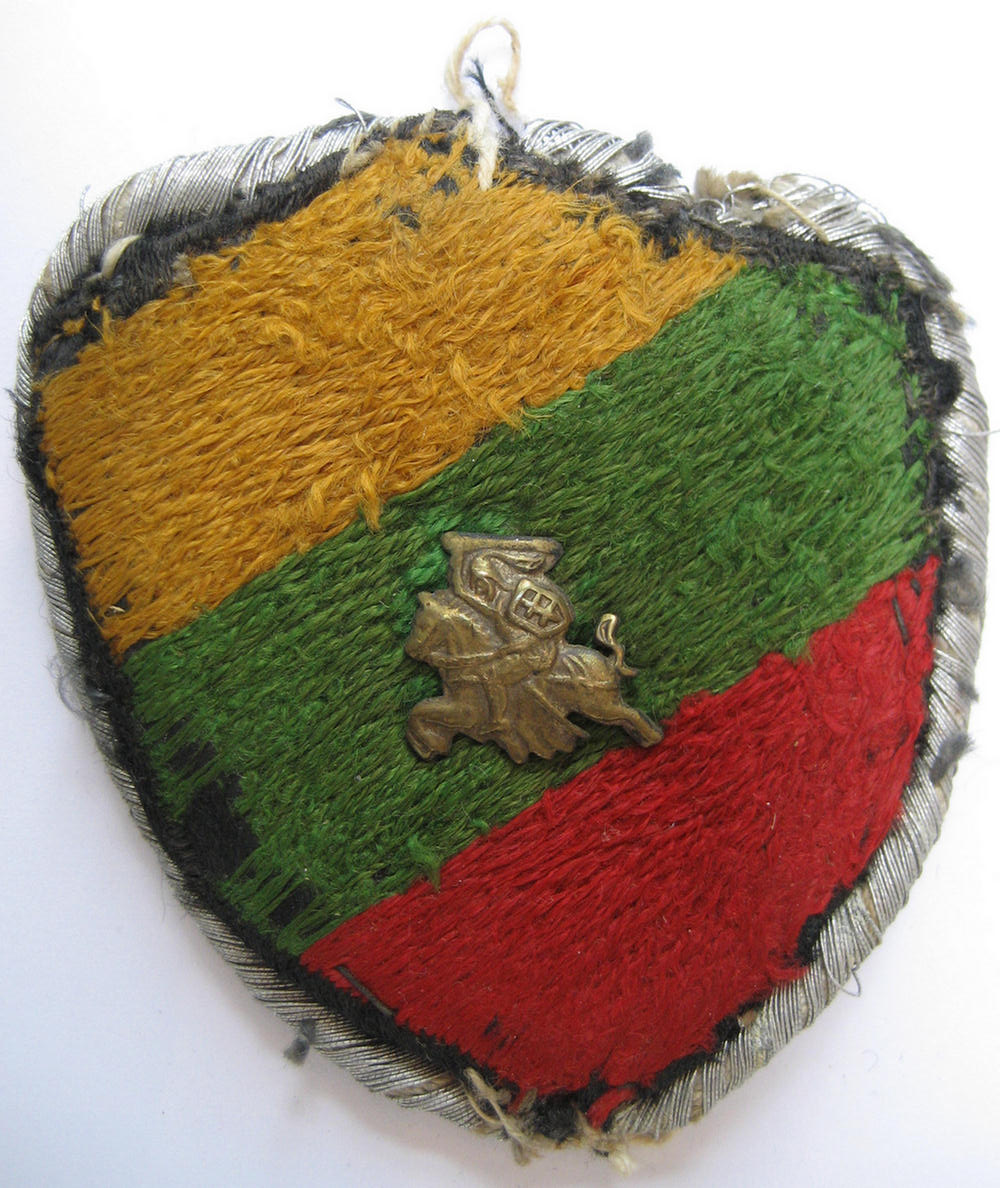  Armshield for a Lithuanian volunteer