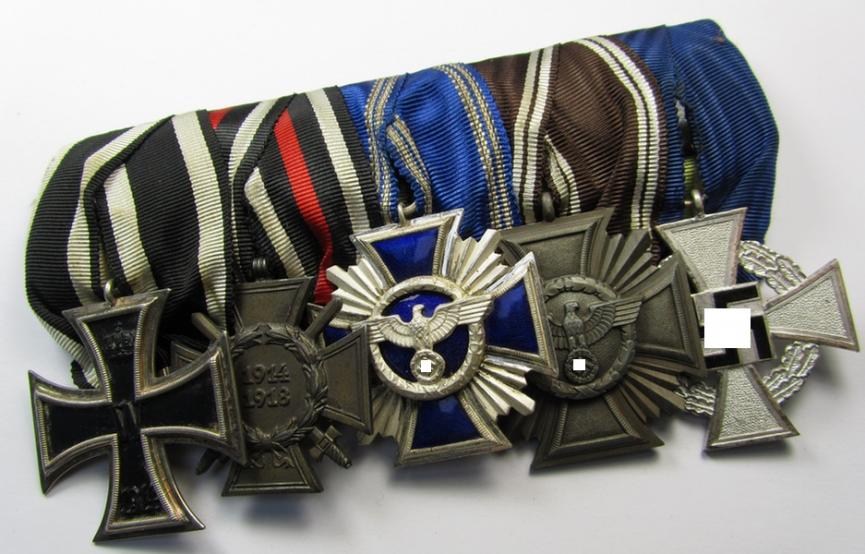  5-pieced medal-bar ('Spange')