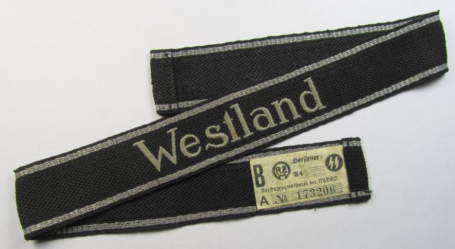  EM-type-, Waffen-SS cuff-title: 'Westland'