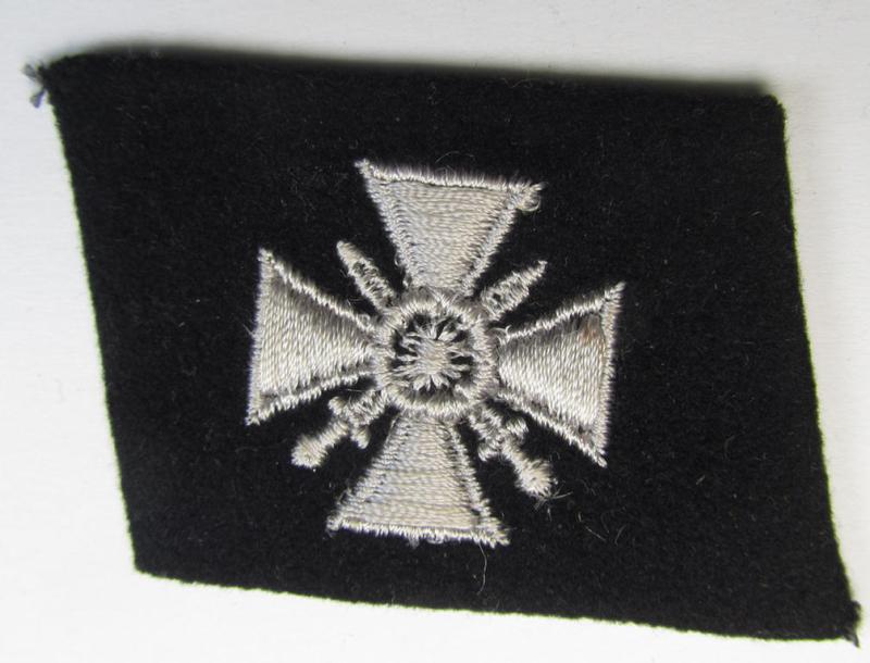 Attractive, Waffen-SS - so-called: 'RzM-styled' - enlisted-mens'- ie. NCO-type collar-tab as was intended for usage by soldiers ie. NCOs of the: '29. Waffen-Grenadier-Division der SS 