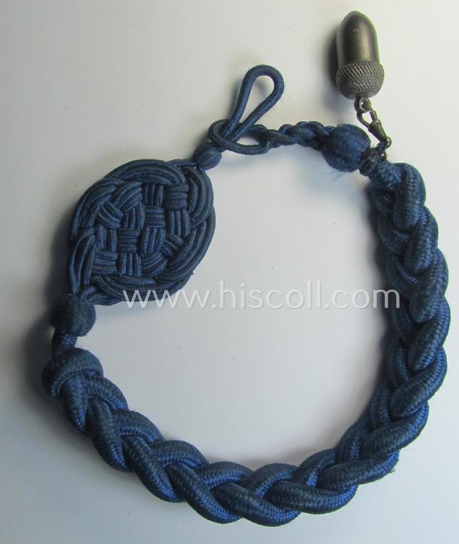 WH (Kriegsmarine) 'Schützenschnur für Gewehrschützen der 2. Stufe' (ie. navel rifle-shooting-lanyard of the second class) as was specifically intended for usage by the various 'Kriegsmarine'-troops