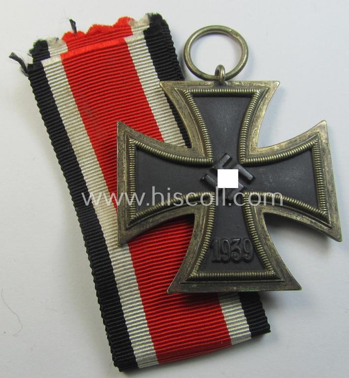 Attractive - and hardly used! - 'Eisernes Kreuz 2. Kl.' (ie. Iron Cross 2nd Class) being a clearly maker- (ie. '76'-) marked example as was produced by the: 'Ernst L. Müller'-company