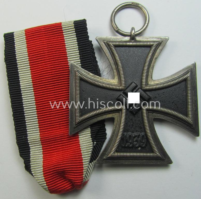 Attractive - and hardly used! - 'Eisernes Kreuz 2. Kl.' (ie. Iron Cross 2nd Class) being a clearly maker- (ie. '123'-) marked example as was produced by the: 'Beck, Hassinger & Co.'-company