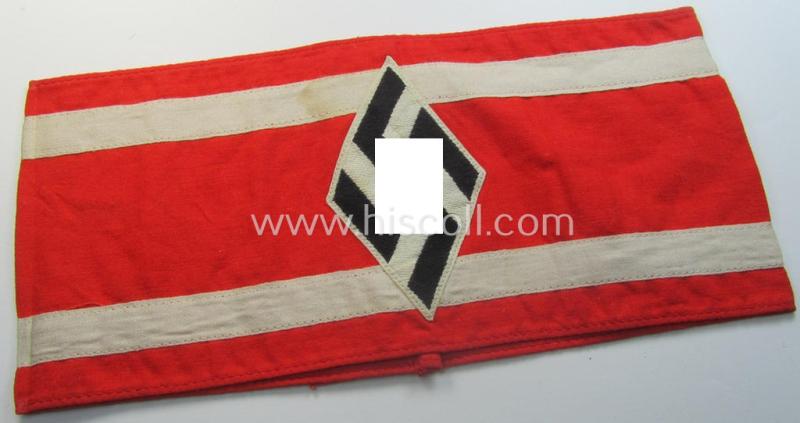 Superb - and actually rarely encountered! - 'NS-Studentenbund' (ie. N.S.B.O.- or national-socialist students'-league) armband (ie. 'Armbinde') being a 'virtually mint' example that comes in a wonderful condition