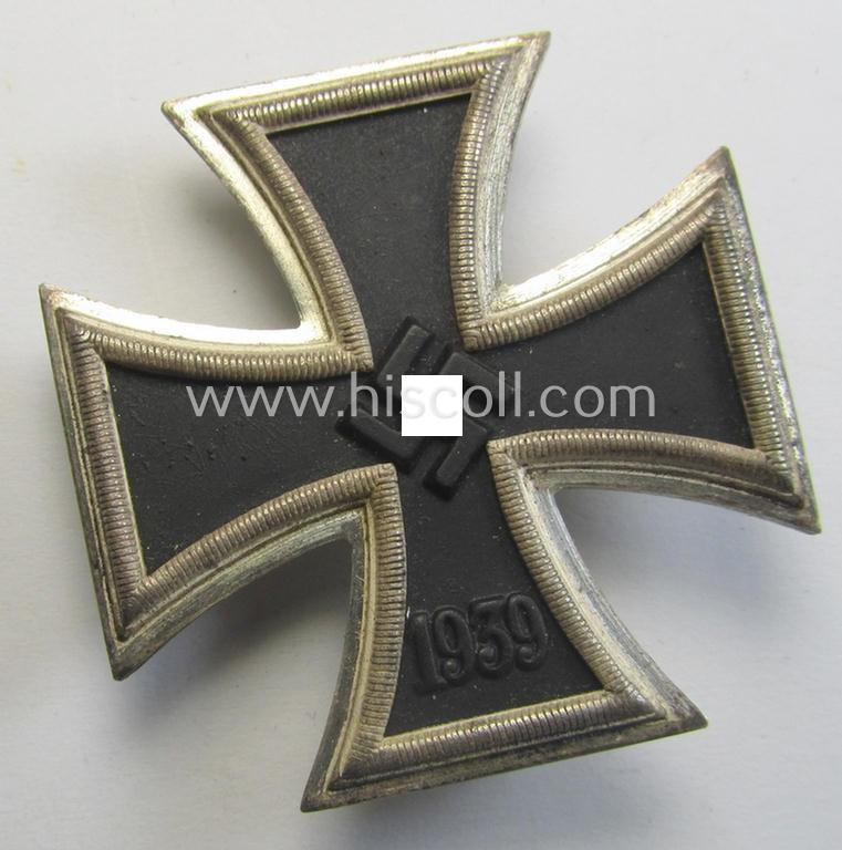 Superb, 'Eisernes Kreuz 1. Klasse' (ie. Iron Cross 1st class) being an (I deem) mid-war-period produced, neatly maker- (ie. '20'-marked thus by the maker: 'C.F. Zimmermann'-produced) example that comes as issued and/or recently found