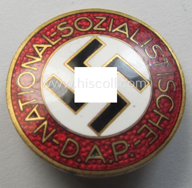 'N.S.D.A.P. - Parteiabzeichen' showing the makers'-designation: 'RzM' and/or: 'M1/146'