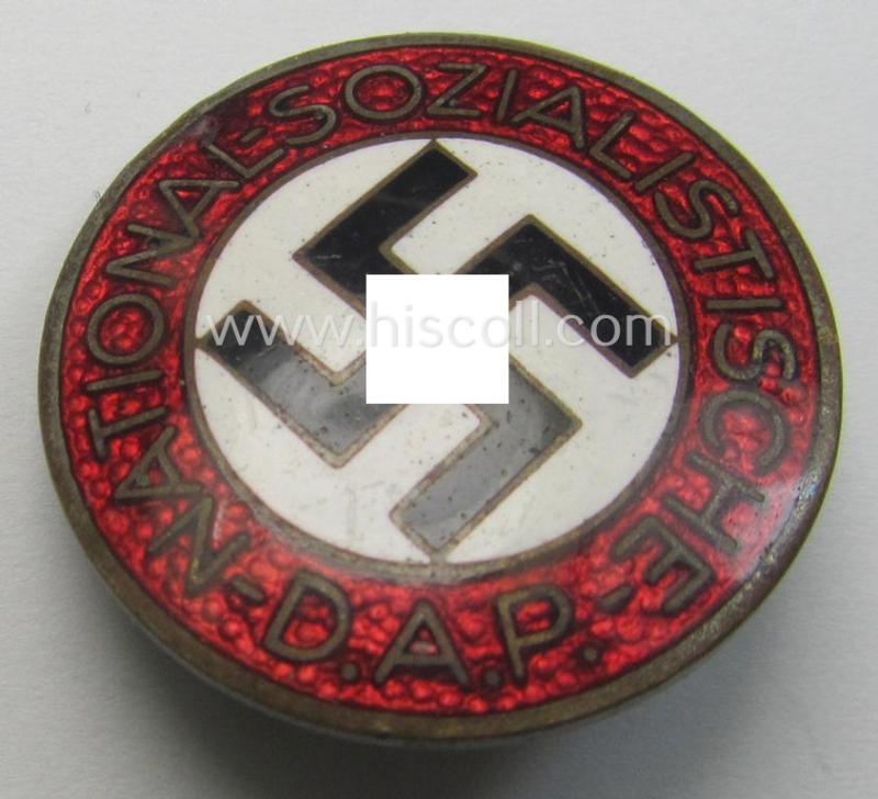 'N.S.D.A.P. - Parteiabzeichen' showing the makers'-designation: 'RzM' and/or: 'M1/15'