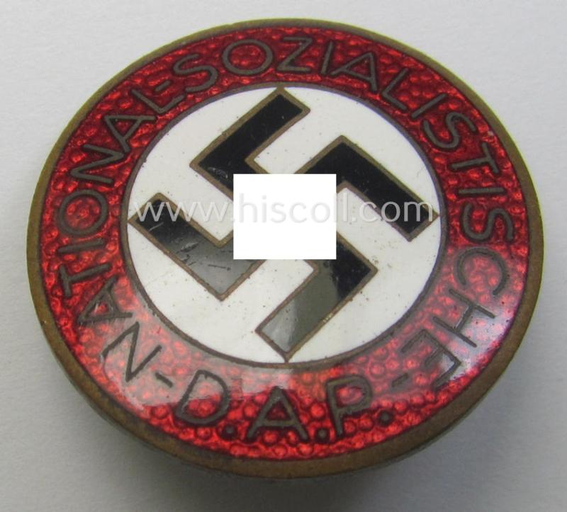 'N.S.D.A.P. - Parteiabzeichen' showing the makers'-designation: 'RzM' and/or: 'M1/153'