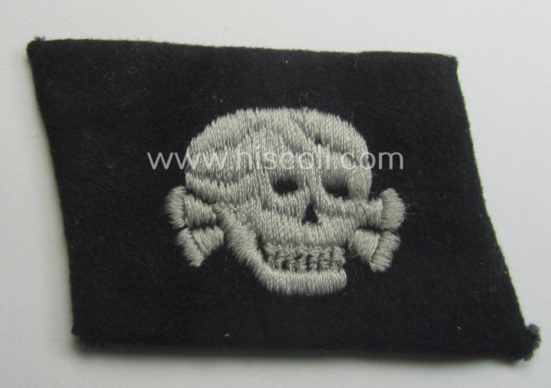 'SS'- (ie. 'Waffen-SS') 'RzM-style'-collar-tab: '3. SS-Pz.-Div.' “Totenkopf”