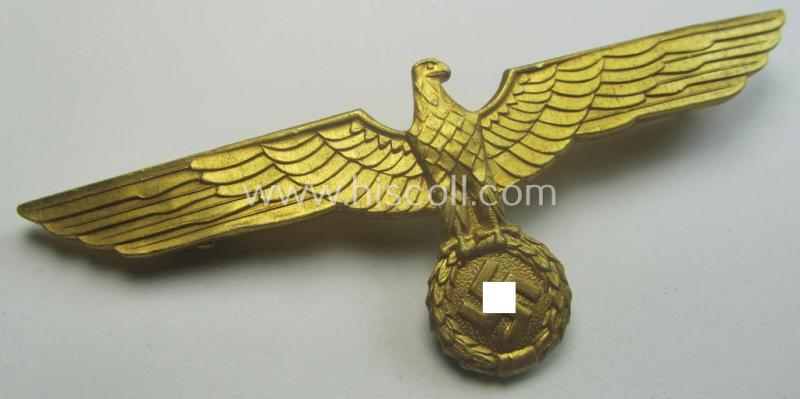 WH (KM) bright-golden-toned, light-weight- (ie. aluminium-) based breast-eagle ('Brustadler')