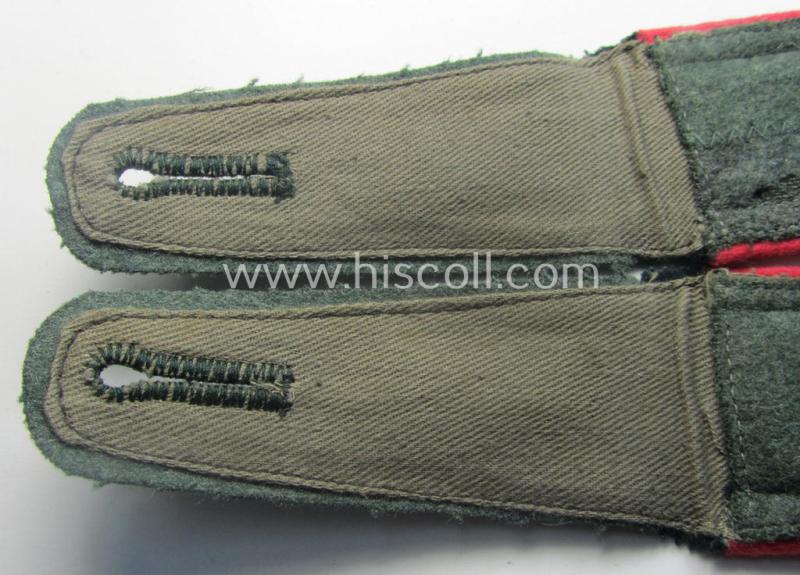 Pair of WH (Heeres) neatly 'cyphered', so-called: 'M40'-pattern NCO-type shoulderstraps: 'Unteroffizier des Panzer-Schützen-Rgts. 12'