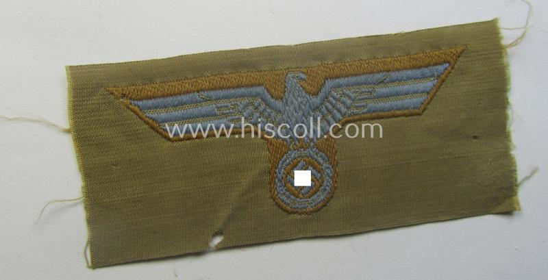 WH (Heeres) 'tropical-issue' (ie. DAK or: 'Deutsches Afrika Korps'-related-) side-cap-eagle