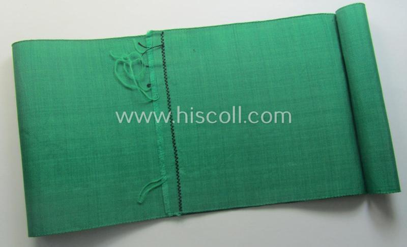 DRB- (ie. 'Deutsche Reichsbahn'-) related armband entitled: 'Reichsbahn' being of the 'entirely-woven'-type onto (typical) silk-like cloth in a technique similar to the 'BeVo'-weave pattern